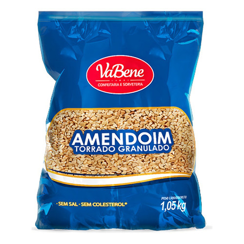 Amendoim Torrado Granulado 1,05kg Vabene Tipo Xerem em Oferta na Shopee
