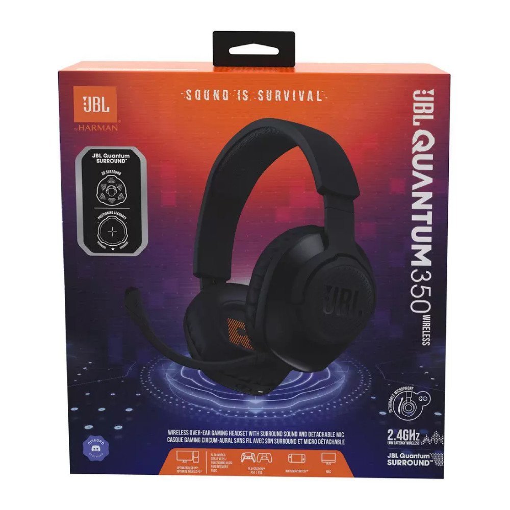 Headset Gamer JBL Quantum 350WL - Preto em Oferta na Shopee