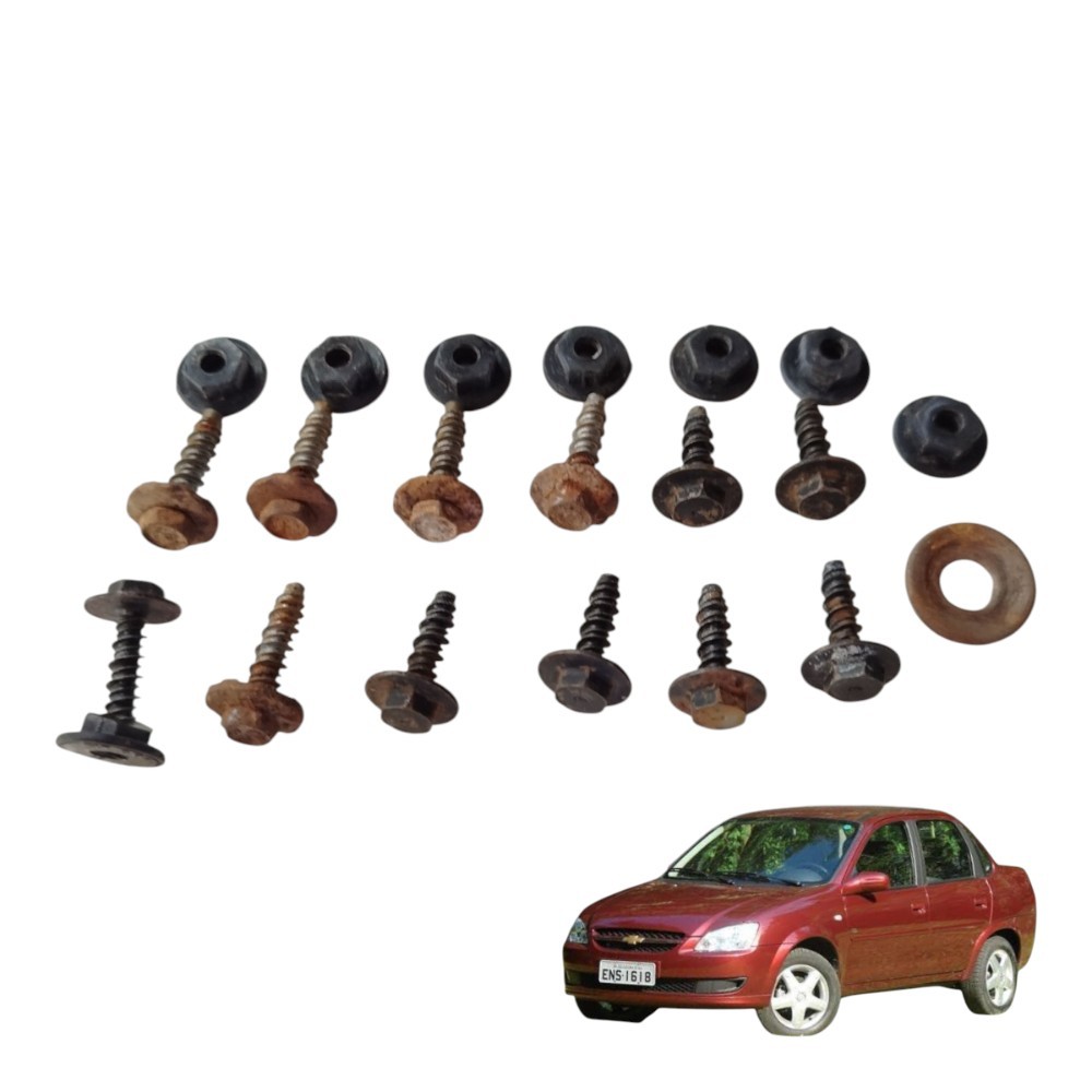 Kit Parafusos Para-choque Chevrolet Clássic Ls 2010/2014