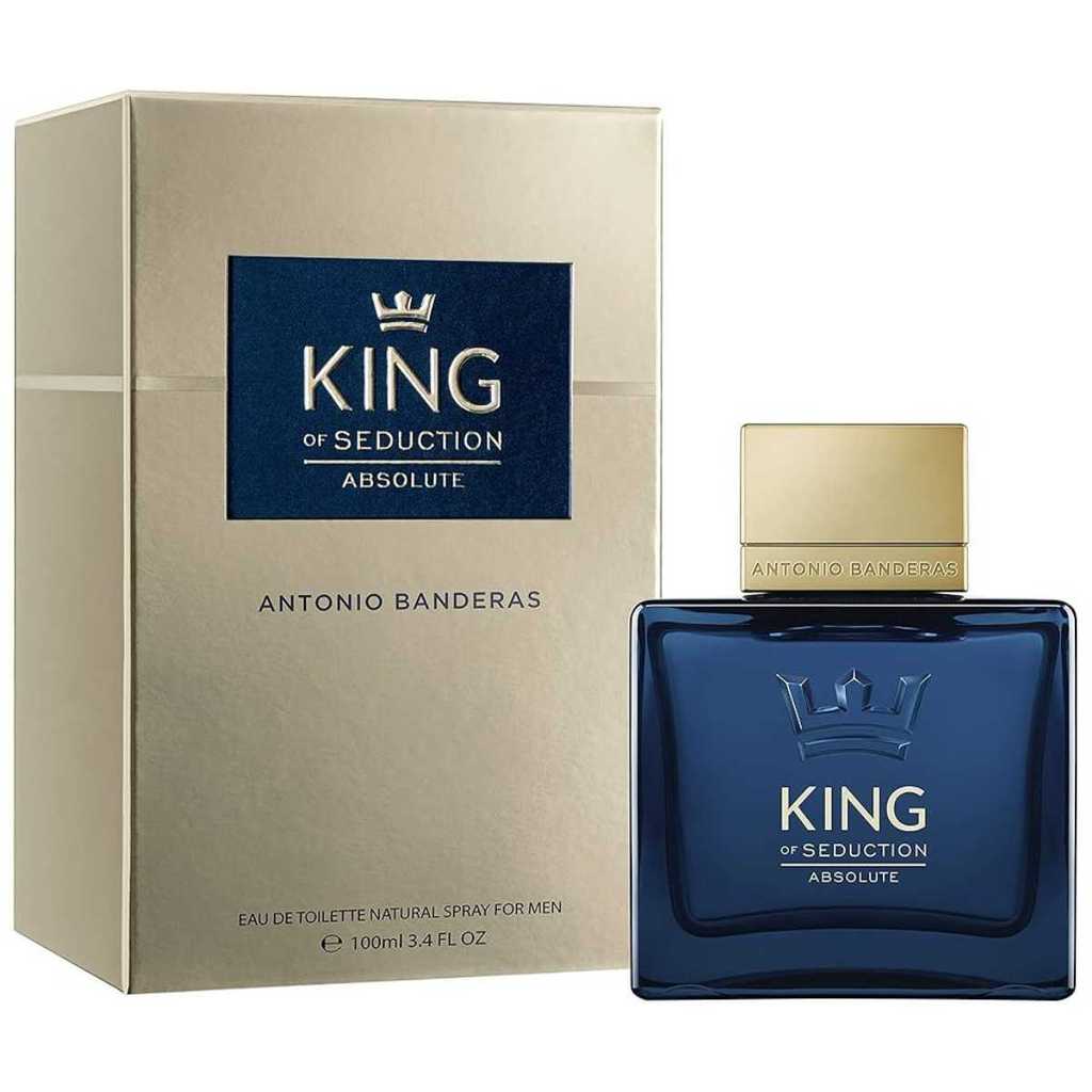 Perfume Banderas King of Seduction Absolute Masculino EDT 100ml - Sem Celofane - Novo