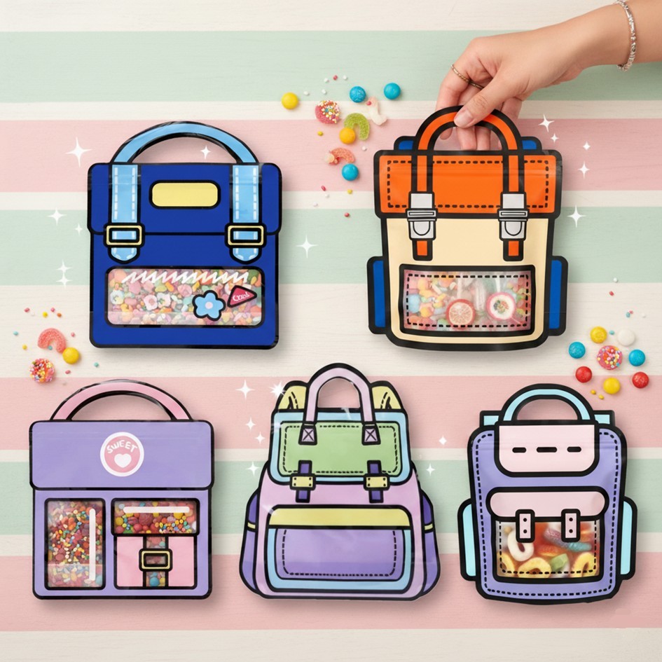 10 unidades Sacola Mochilas para doces e lembrancinhas 18x21cm em Oferta na Shopee