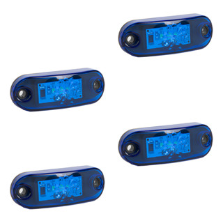 4 Sinaleiras Lanterna 12v24v Led Azul Carro Moto Caminhão Fio Positivo E Negativo em Oferta na Shopee