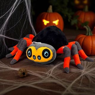 Aranha de Pelúcia - Preto e Laranja 38cm - 1 unidade - Rizzo em Oferta na Shopee