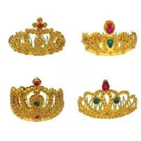 Coroa Dourada Mini - Elegância para Todas as Festas