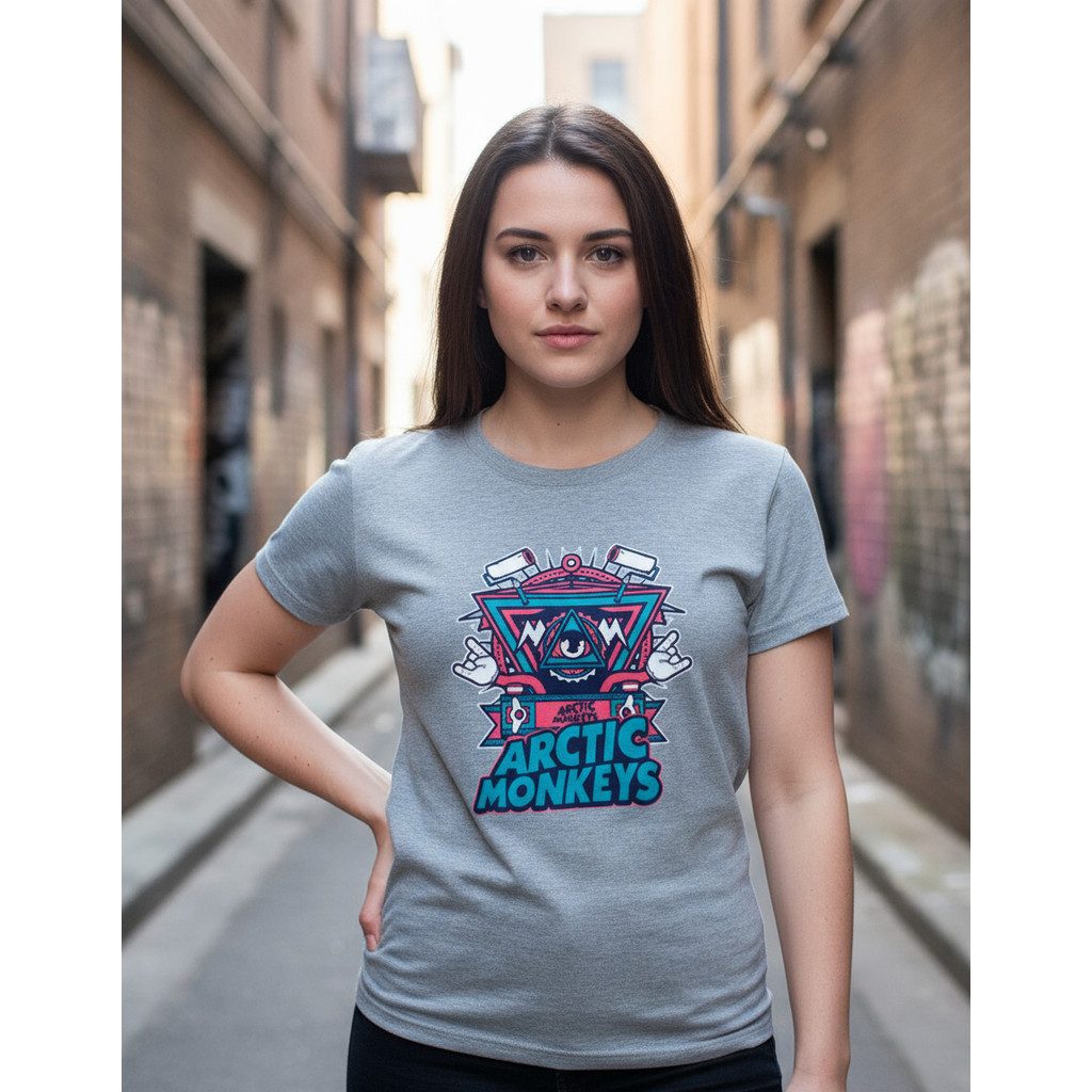 Camiseta Babu Look T-shirt Arctic Monkeys Musica Rock Banda