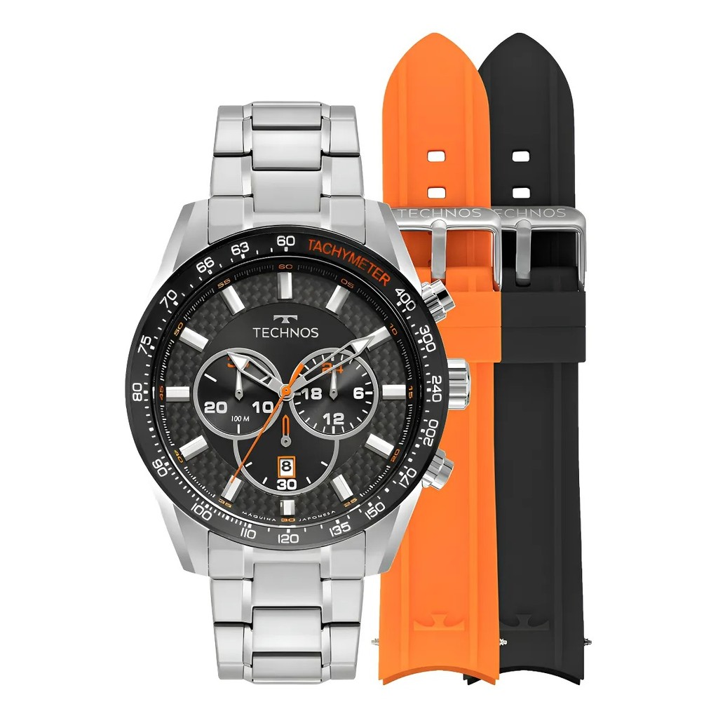 Relógio Technos Masculino Ts Carbon Prata Js25bbc/t1p Oferta