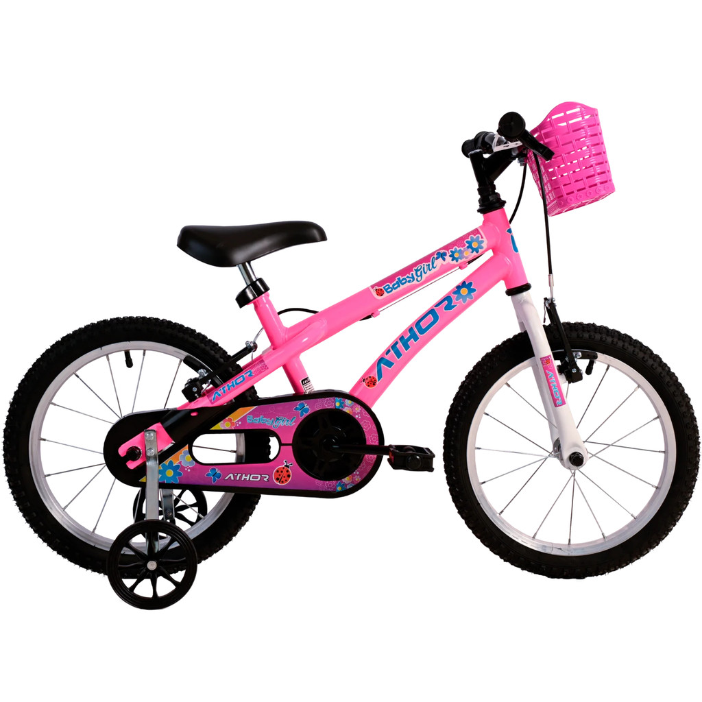 Bicicleta Infantil Athor Baby Girl Aro 16 em Oferta na Shopee