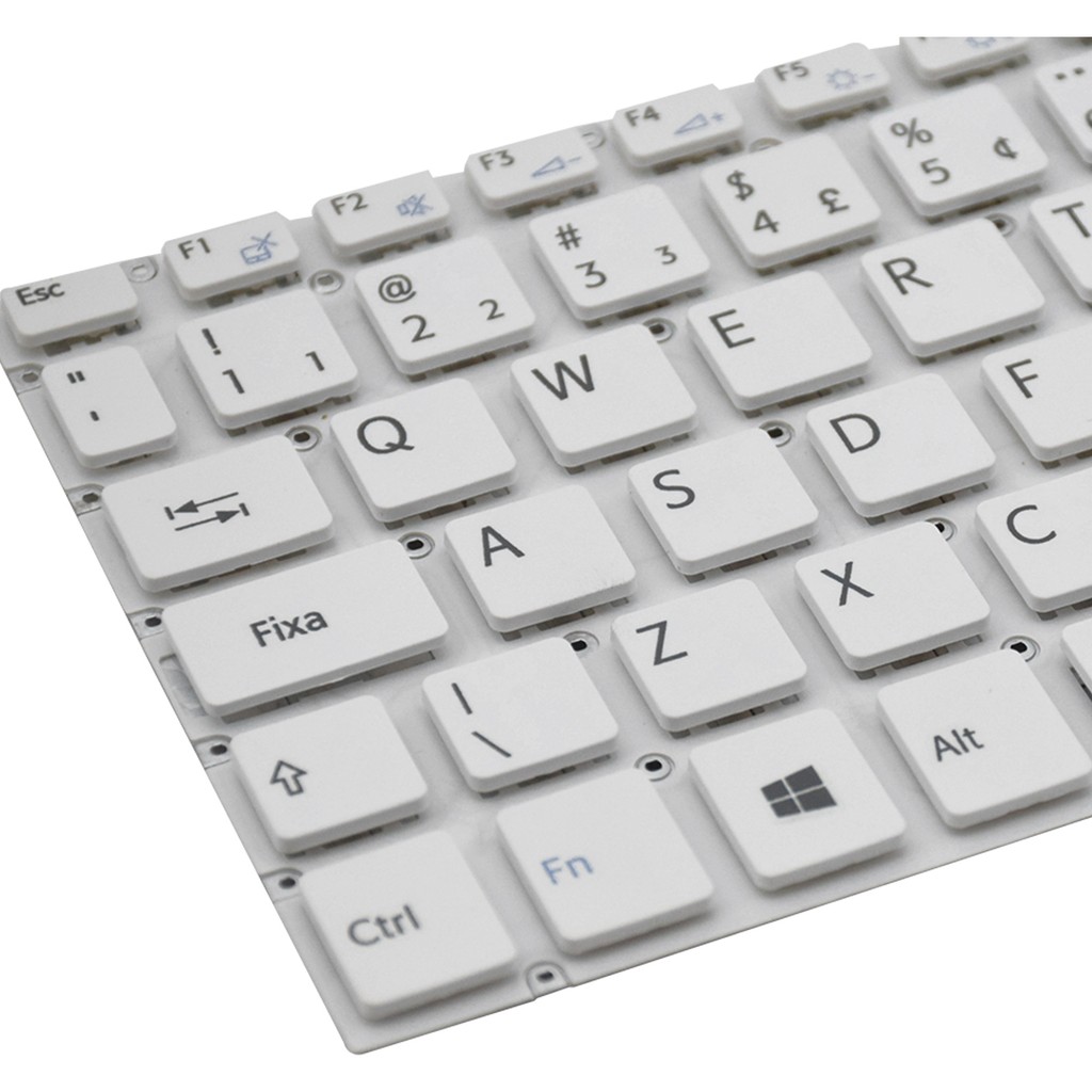 Detalhes do Teclado para Notebook Sony Vaio SVF153B1YX | Branco ABNT2