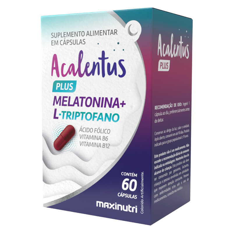 Acalentus Plus (Melat+L-Trip) 210mg 60Cps - Maxinutri