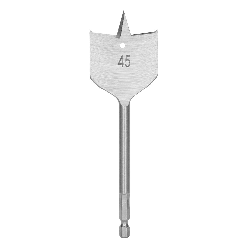 BROCA CHATA PARA MADEIRA, 45 X 150 MM, HASTE SEXTAVADA, 1PC // MTX