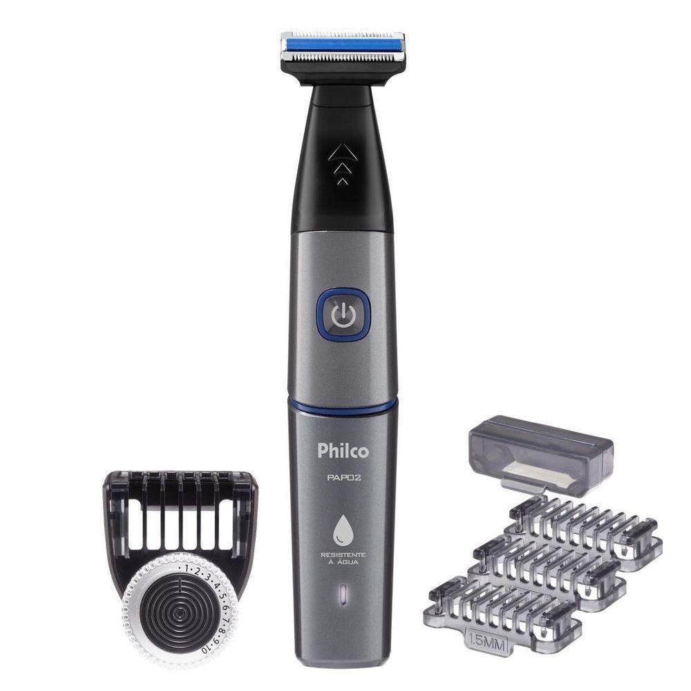 Aparador de Pelos Philco Bivolt 7 Acessórios USB PAP02 Bivolt