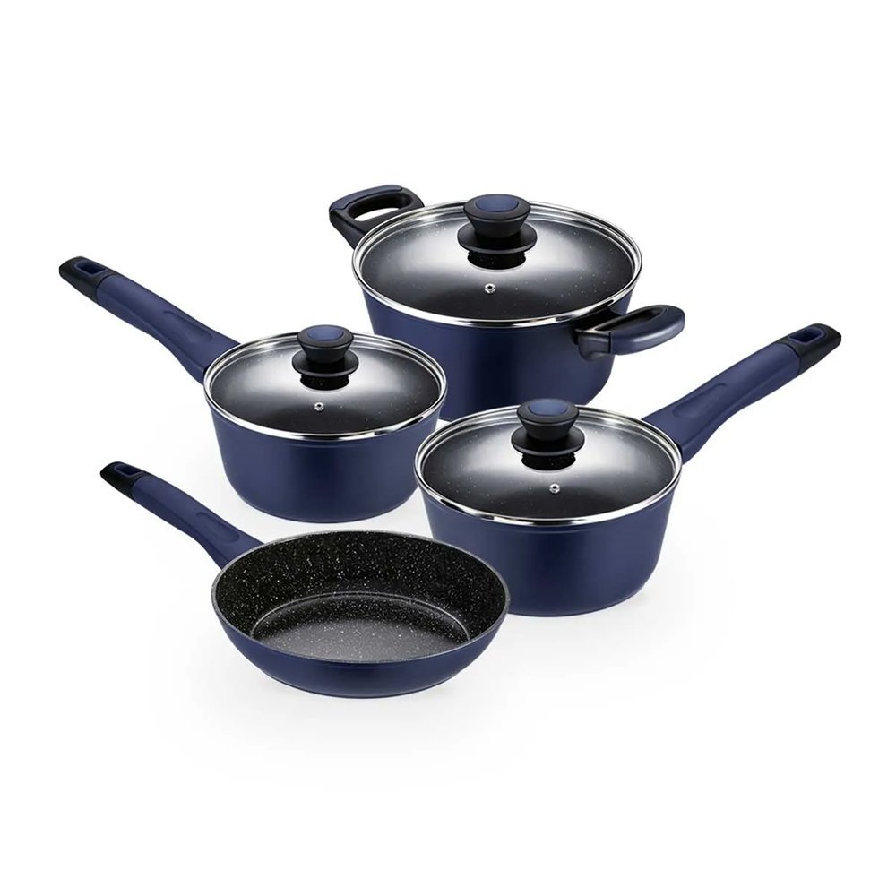 Jogo De Panela Oxford Everyday 4 Peças Azul em Oferta na Shopee