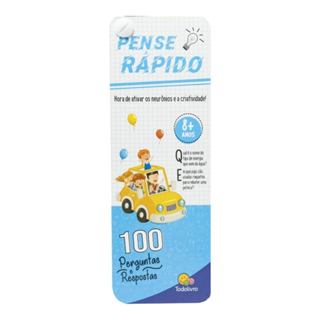 Pense Rápido / 100 Perguntas e Respostas / 8 Anos em Oferta na Shopee