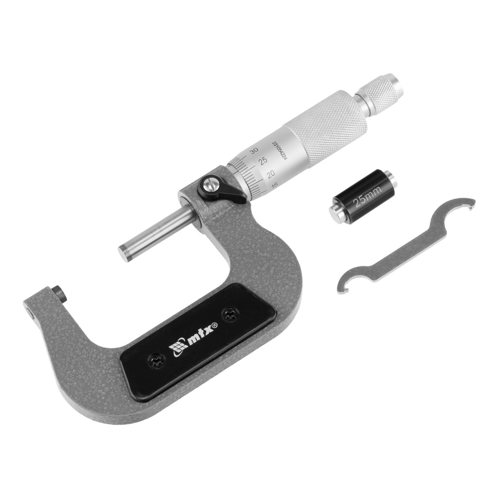 MICROMETRO MECANICO, 25-50MM, 1PC // MTX em Oferta na Shopee