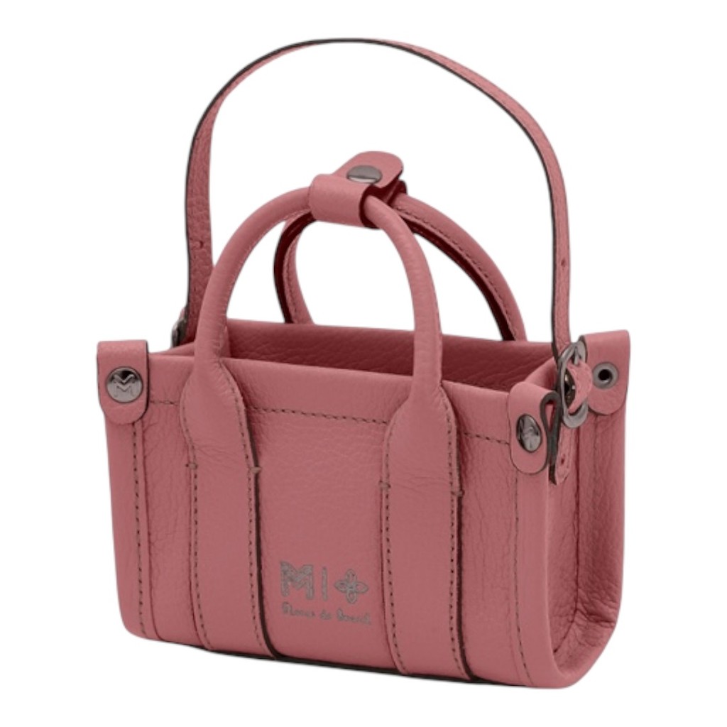 Mini Bolsa Feminina Transversal Couro Mariart Nano Acácia