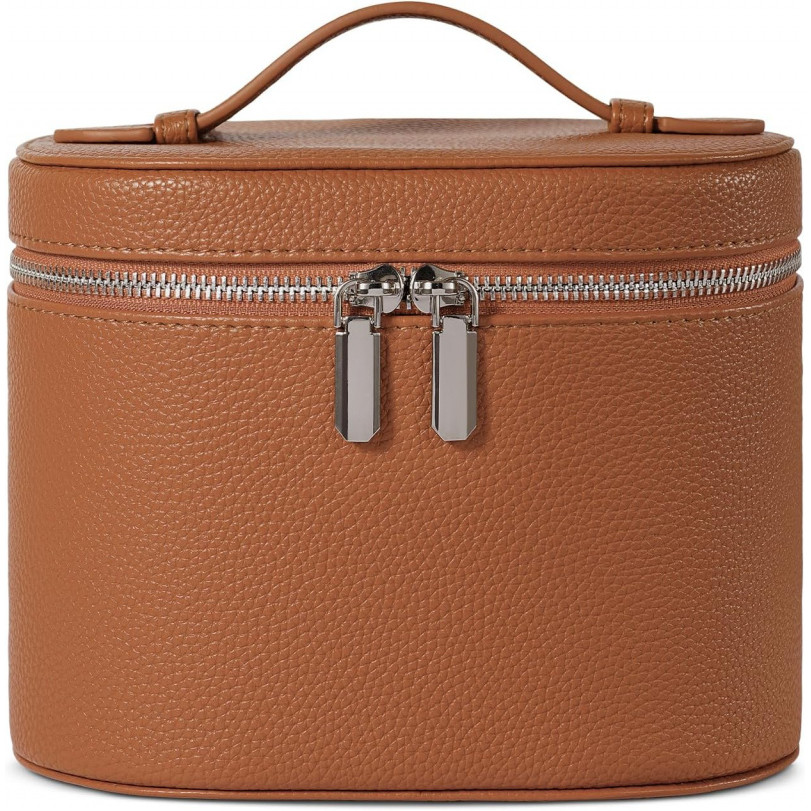 Necessaire de Maquiagem, Estojo de Maquiagem de Viagem com Compartimentos e Alça, Bolsas Organizadoras de Cosméticos