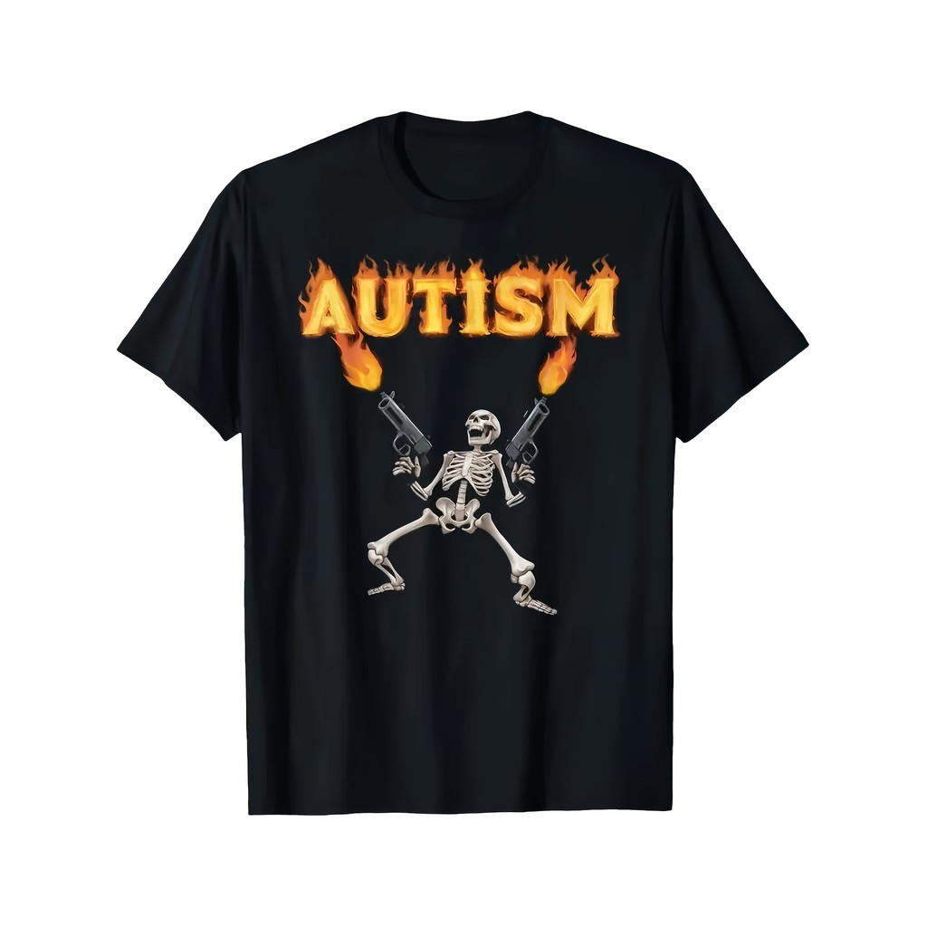 [Camiseta Premium em Algodão Puro]SISI Camiseta Unissex Plus Size Autismo Meme Básica Oversized Confecção Própria Street
