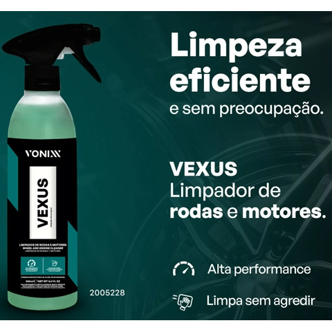VEXUS Limpa Rodas e Motores Vonixx 500ml em Oferta na Shopee