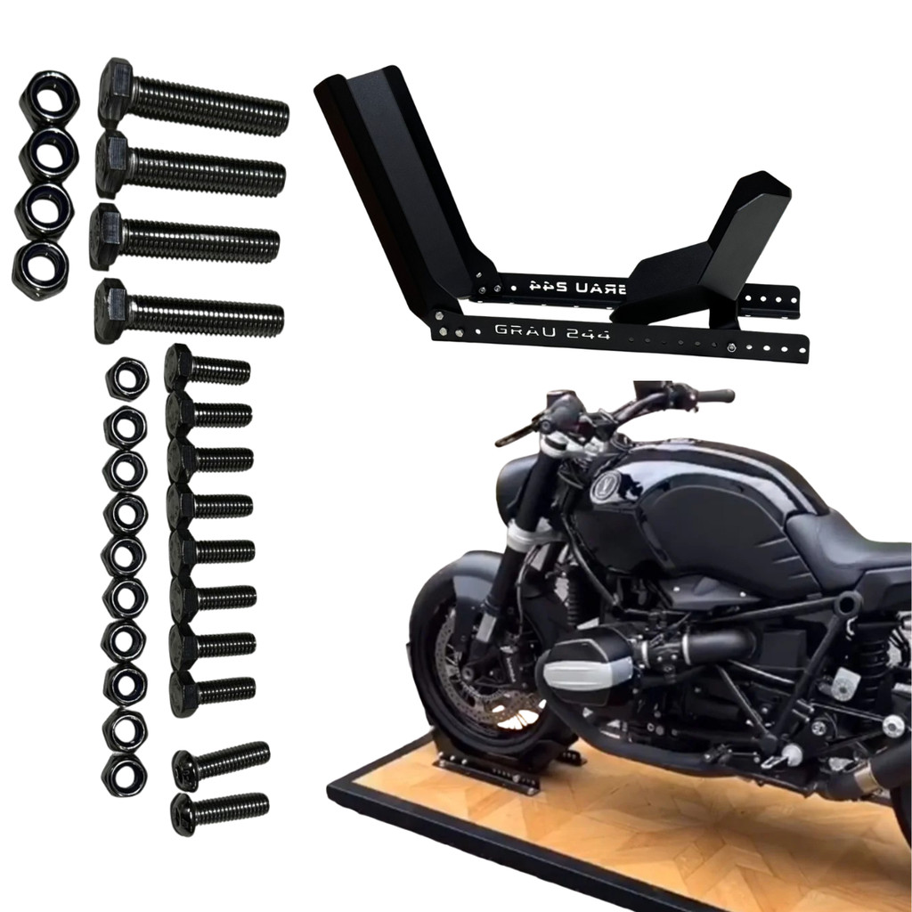 Suporte de Moto para Rampa e Carretinha Grau 244