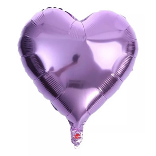 10 Balão Metalizado Coração Lilás 45cm 18 Polegadas Festa Decoração em Oferta na Shopee
