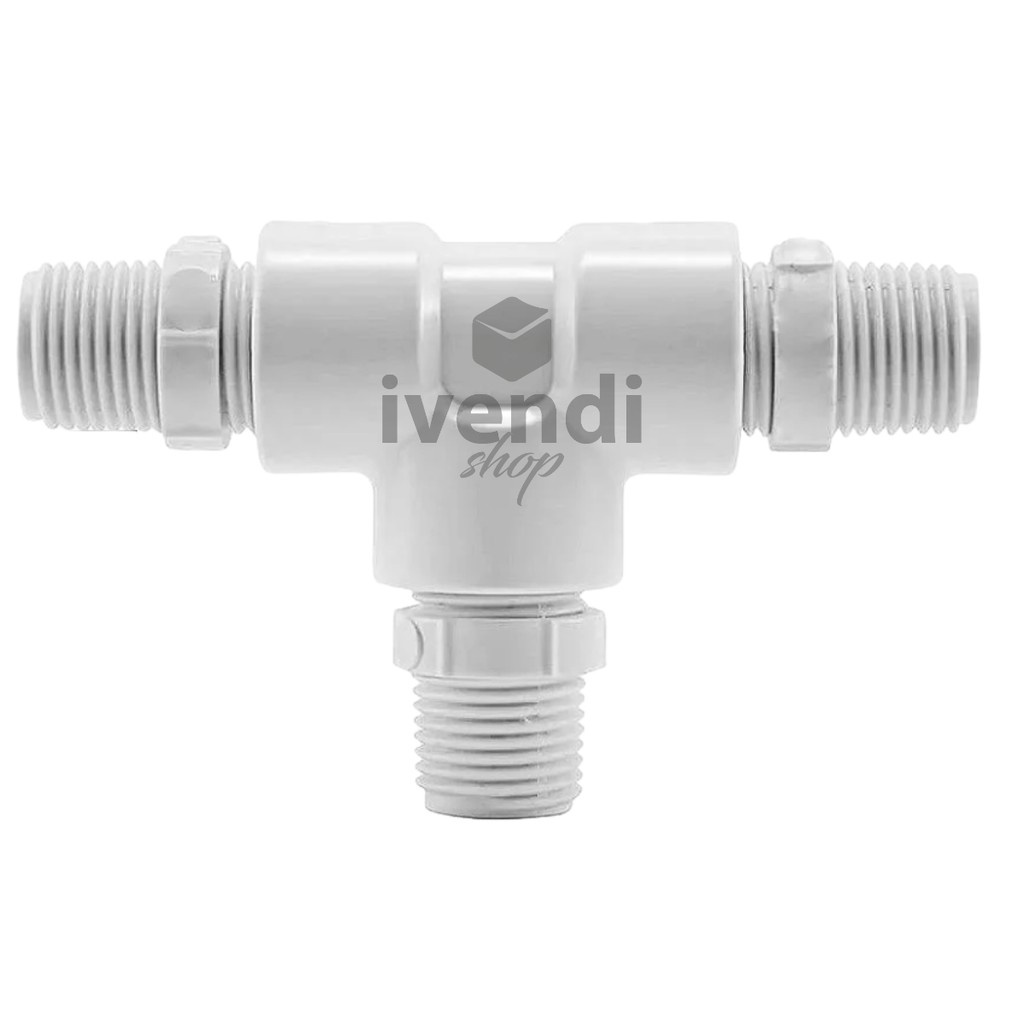 Conexão Adaptador Conector Tee Torneiras Monocomando Em Pvc P/ Usar Utilizar Agua Fria Kit universal