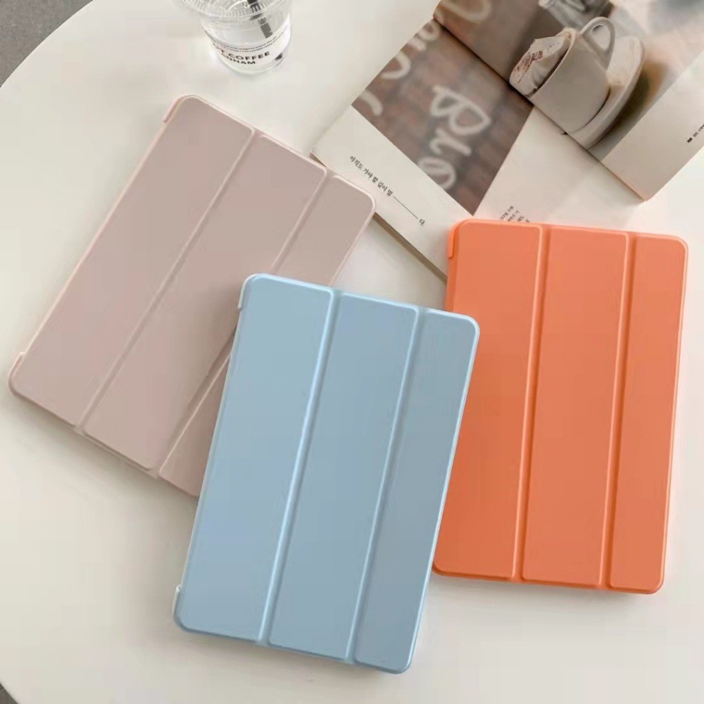 Capa magnetico inteligente com slot de canetas compativel ipad Mini 4 5 6 7 7.9/
