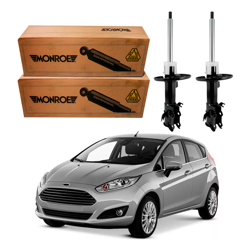 Par Amortecedor Dianteiro New Fiesta 1.5 1.6 2014 A 2017 em Oferta na Shopee