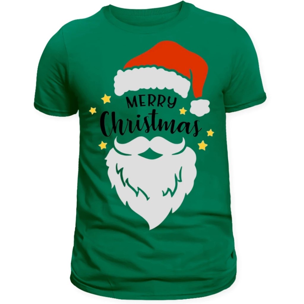 Camiseta Masculina Natal Estilosa Estampada Noel Merry Lançamento Camiseta 100% Algodão Plus Size - Asphalt Vibe
