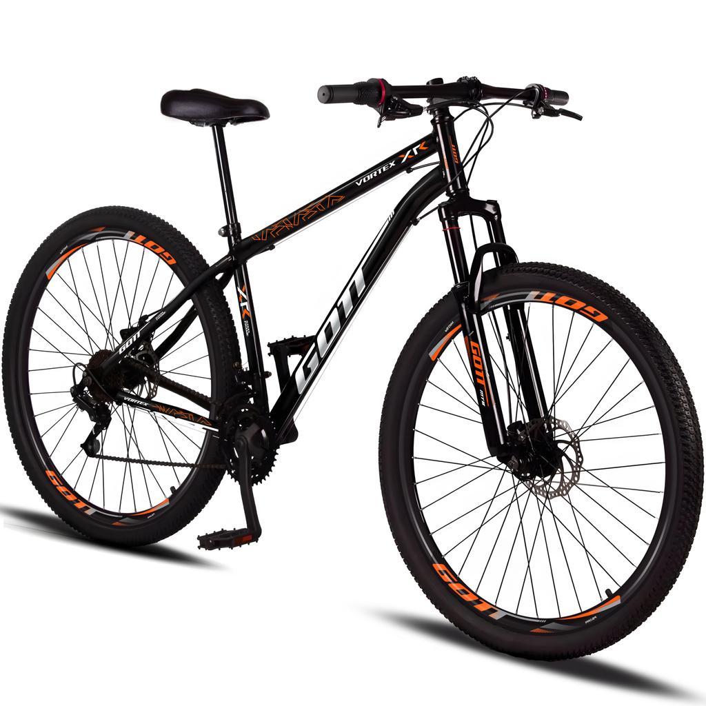 Bicicleta Aro 29 Aço Carbono Gott Vortex RX 21v Com Suspensão e Freio a Disco em Oferta na Shopee