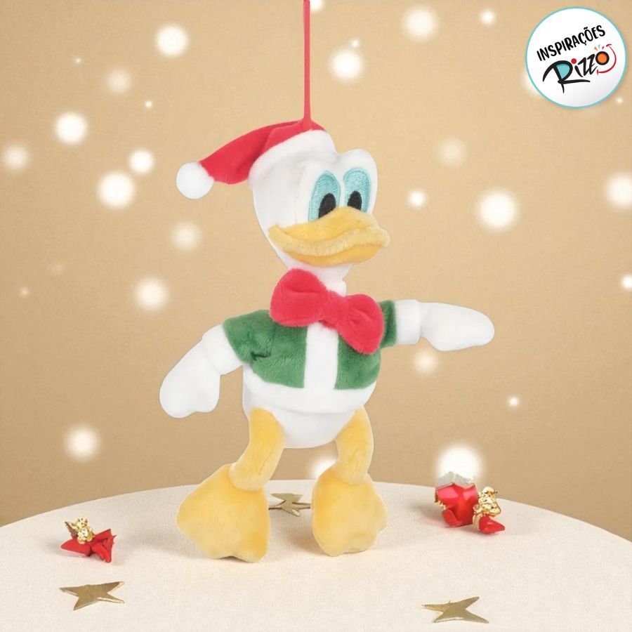 Enfeite para Pendurar - Pato Donald de Pelúcia - 15cm - 1 unidade - Disney Original - Rizzo em Oferta na Shopee