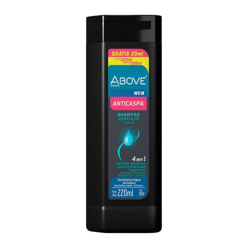 Shampoo Anticaspa Above Men 4 em 1 220ml em Oferta na Shopee