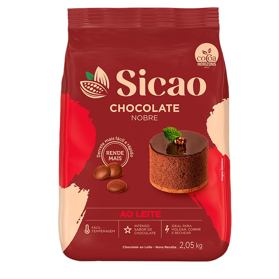 Chocolate Nobre ao Leite Gotas 2,05Kg Sicao Callebeaut em Oferta na Shopee