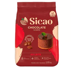 Chocolate Nobre ao Leite Gotas 2,05Kg Sicao Callebeaut