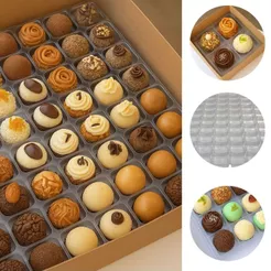20 PLACA BERÇO PARA DOCES COM 100 CAVIDADES