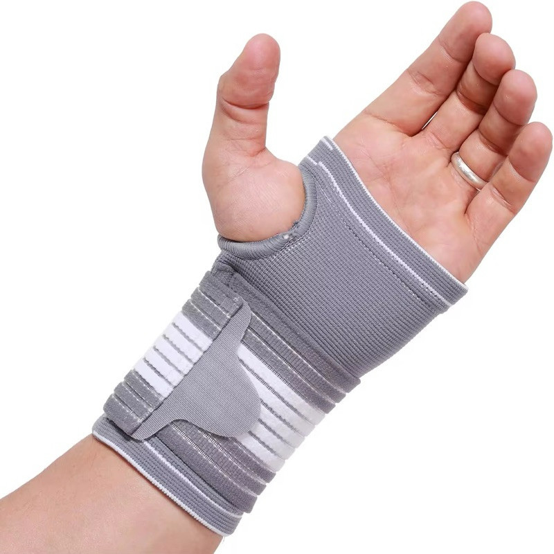 Munhequeira Esportiva Ajustável com Suporte para Pulso – Alívio para Tendinite, Dores e Treinos