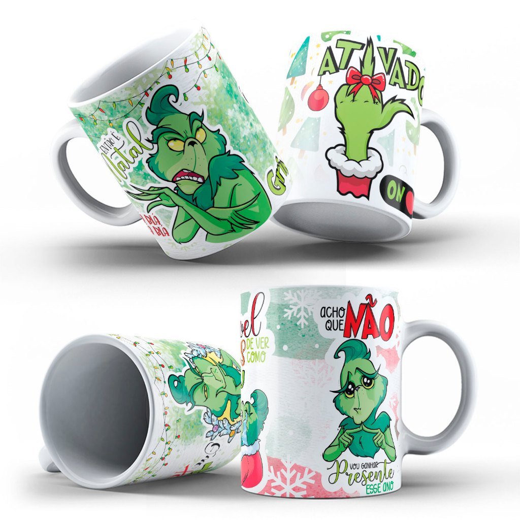 Caneca Grinch De Natal Personalizada
