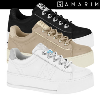 Tênis Ramarim Feminino Plataforma Glitter Casual Ihós Conforto Original em Oferta na Shopee