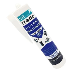 Silicone Sil Trade 280g Rtv Para Aquários Sem Fungicida Cor Incolor
