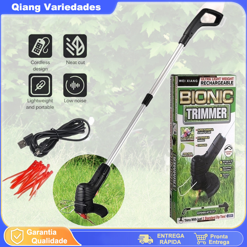 Cortador De Grama Elétrico Sem Fio Portátil Recarregável