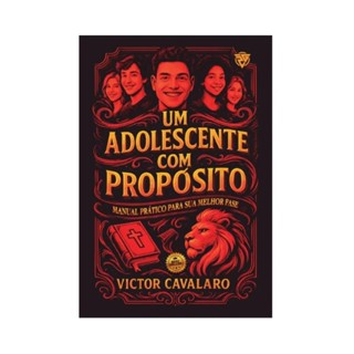 Um Adolescente com Propósito | Capa Vintage | Victor Cavalaro em Oferta na Shopee