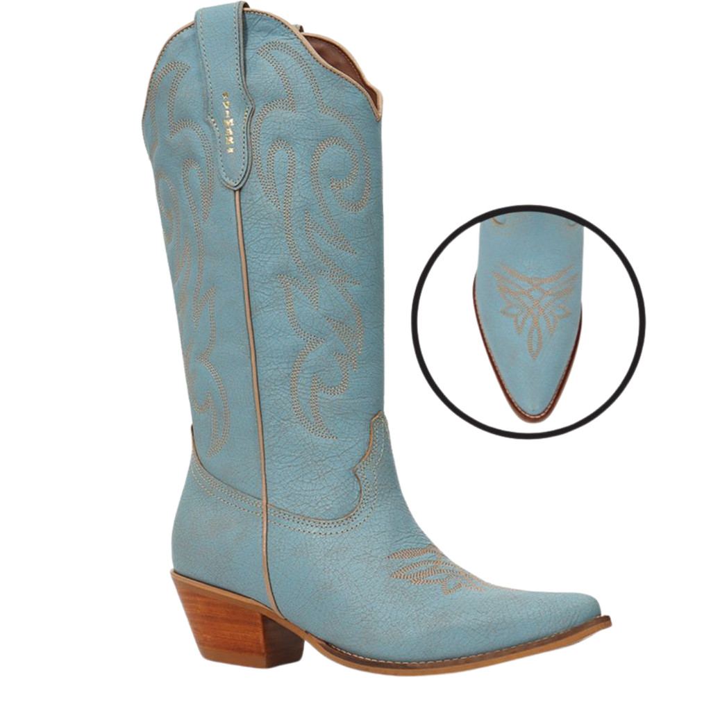 Texana Vimar Bico Fino Oceano em Oferta na Shopee