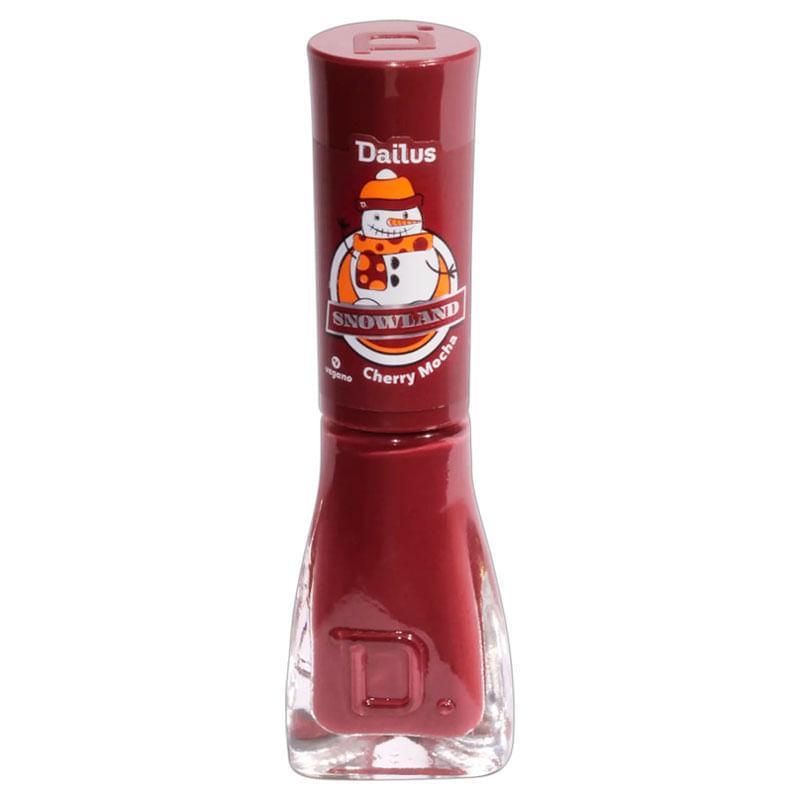 Esmalte Cremoso Dailus Snowland Cherry Mocha 8ml em Oferta na Shopee