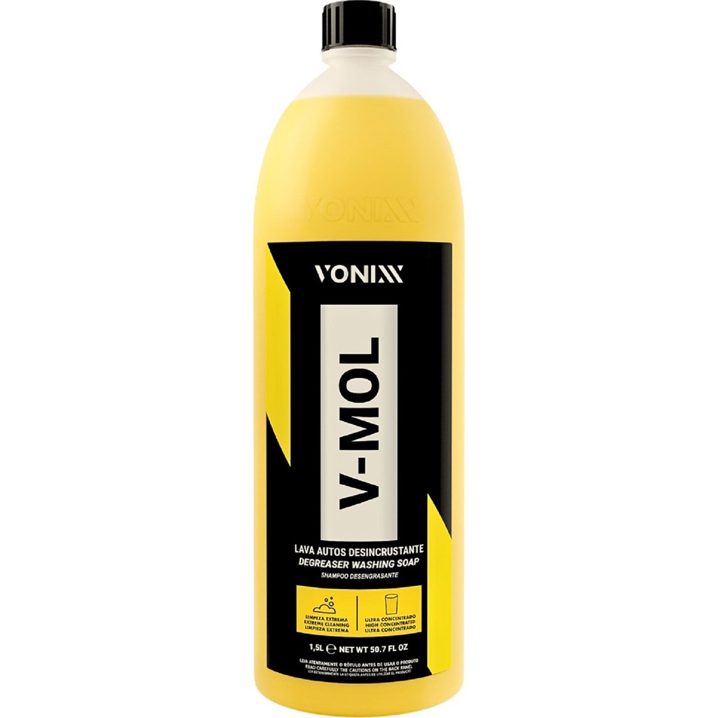 V Mol Vonixx Lava Auto Desincrustante Remove Barro 1,5l em Oferta na Shopee
