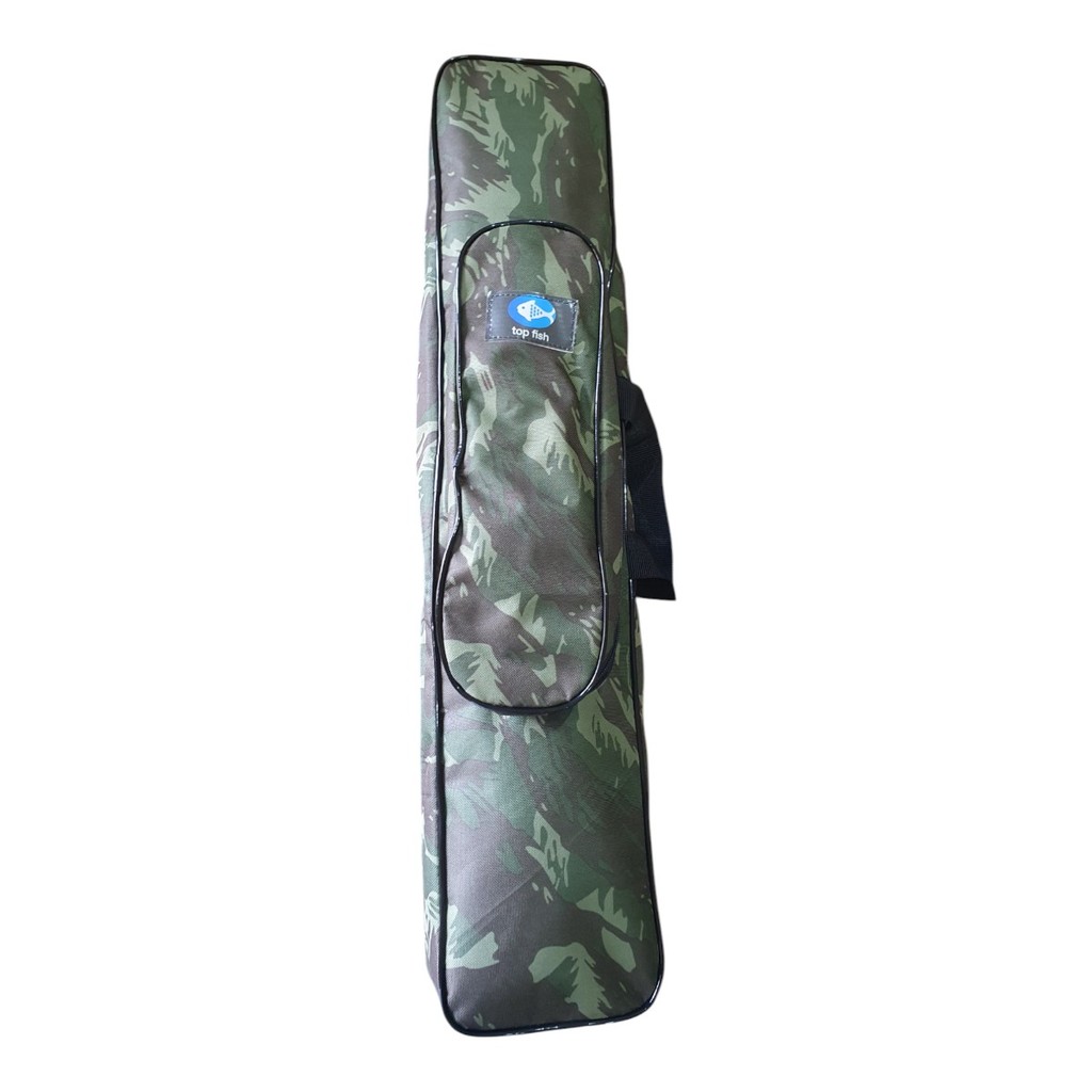 Porta Vara Pesca Bolsa Lateral Capa Top Fish Camuflado 120Cm
