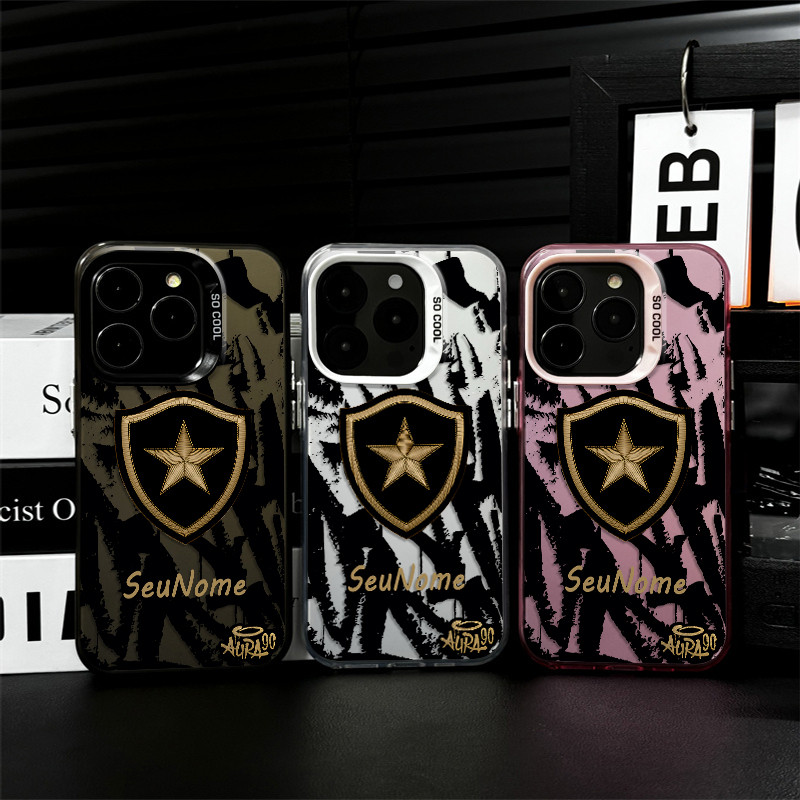 Capinha Capa De Personalizado Com Nome Botafogo Futebol Para Redmi Note 14 Pro Note13 12 11 10 10S 14C A3 Note9s Capa
