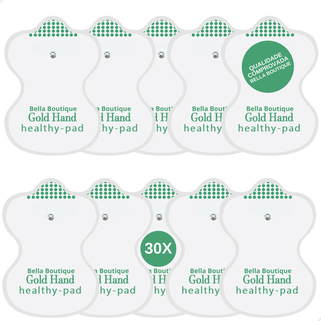 Eletrodo Auto Adesivo Tens Fisioterapia Massagem 30 Unidades em Oferta na Shopee