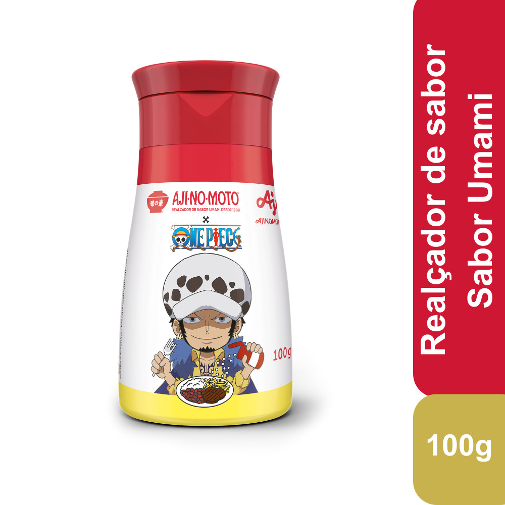 AJI-NO-MOTO® Frasco One Piece Law 100g em Oferta na Shopee