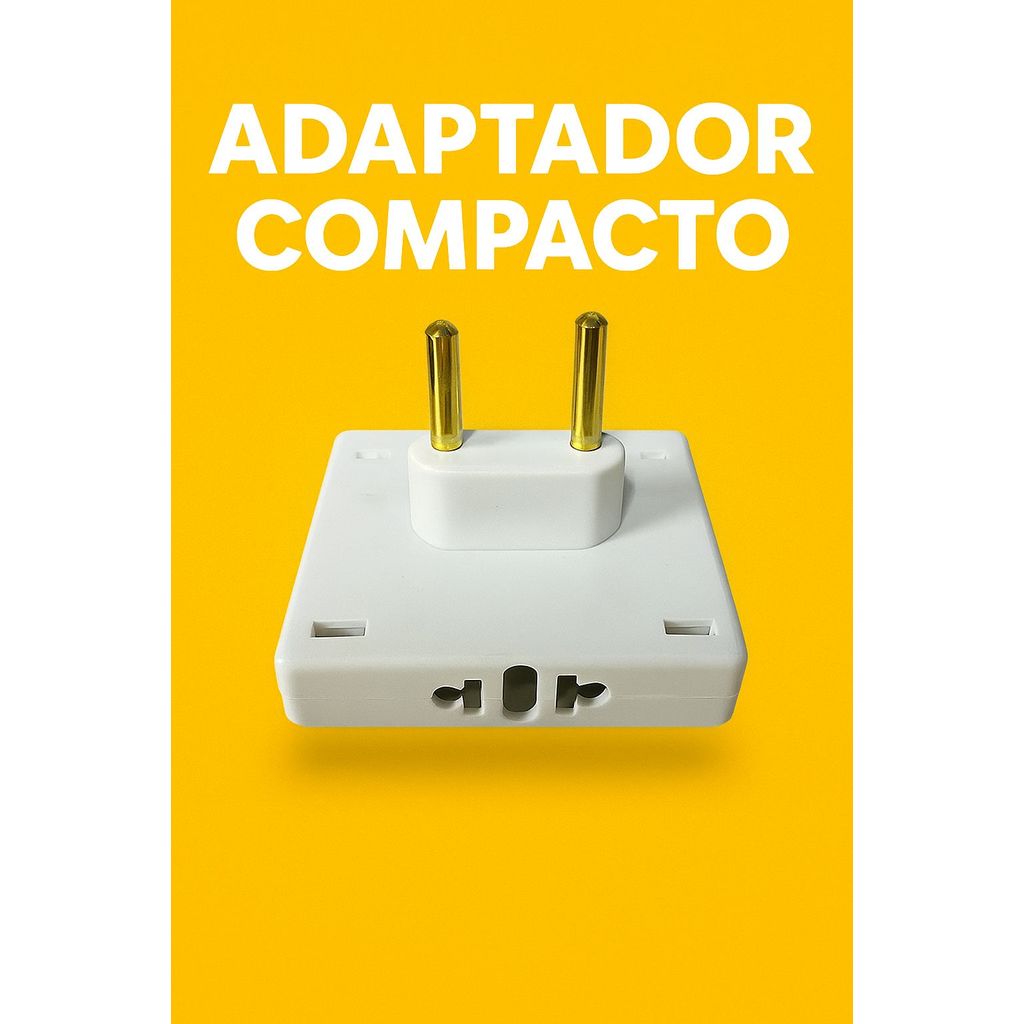 Adaptador de Tomada Benjamim 4 Entradas 10A/20A Bivolt Compacto e Resistente 110/220V