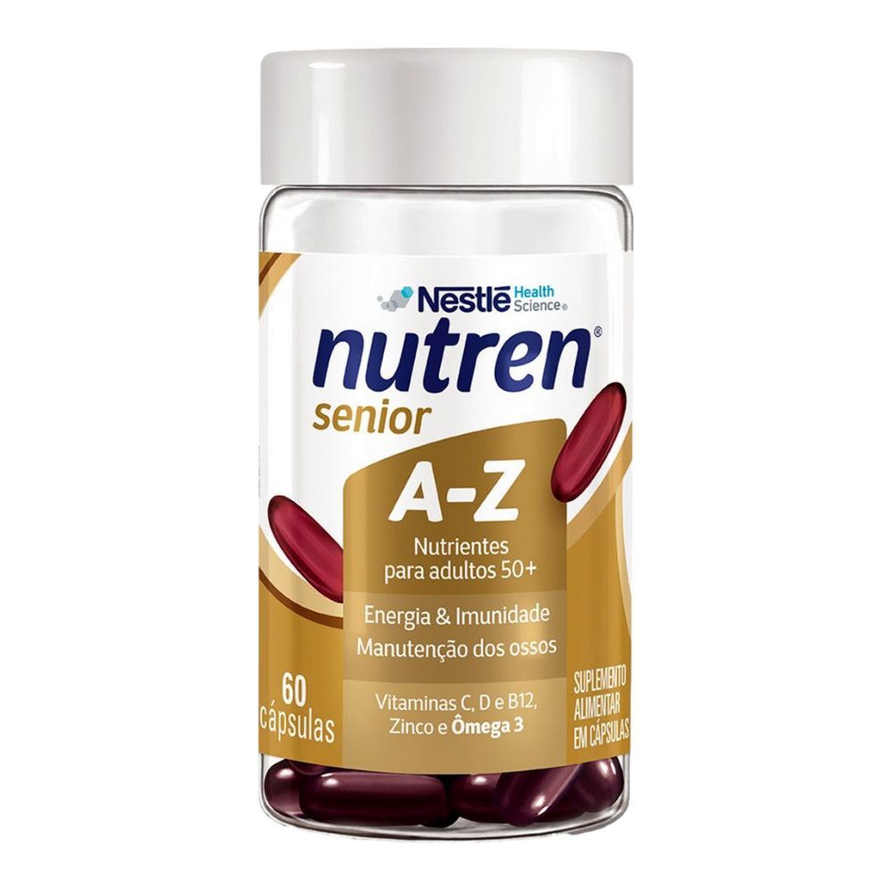 Nutren Senior A-Z Suplemento Alimentar 60 Cápsulas em Oferta na Shopee