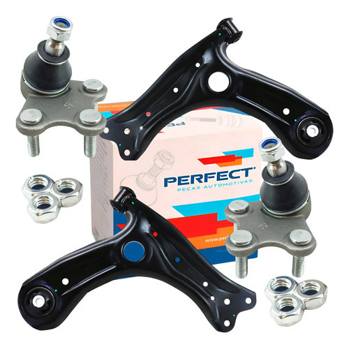 Par Bandeja + Pivo De Suspensão Fox Gol Voyage 2008 Até 2020 em Oferta na Shopee